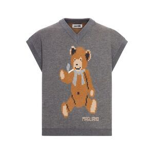 Magliano Men Wool Vest With Print